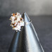 Bead Cluster Ring in Topaz and Clear