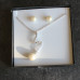 Faux Pearl Necklace And Earrings Set