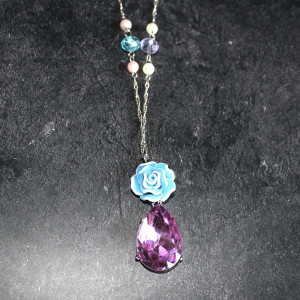 Pink Crystal Necklace