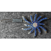 Swarovski Crystal Starburst Hair Clip In Blue