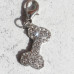 Bone Shaped Dog Collar Charm