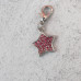 Pink Jewelled Star Pet Collar Charm