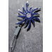 Swarovski Crystal Starburst Hair Clip In Blue