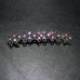 Dark Grey and Pink Flower Hair Clip