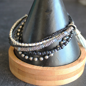 Five Strand Beaded Bracelet
